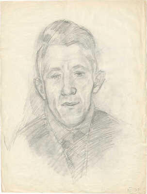 Фальк Роберт Рафаилович. Портрет колхозника из села Кошница. Молдавия 